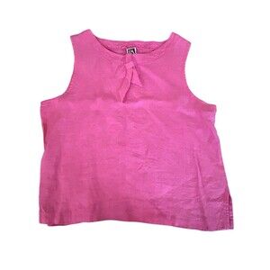 PA Company‎ Boston Pink Linen Sleeveless Top Sz M